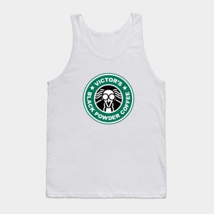 Victor's Black Powder Coffee Tank Top